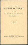 Illinois State Normal University, Eighty-Fourth Annual Commencement, June 14, 1943