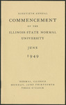 Illinois State Normal University, Ninetieth Annual Commencement, June 13, 1949