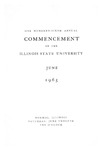 Illinois State University, One Hundred-Sixth Annual Commencement, June 12, 1965