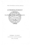 Illinois State University, One Hundred-Ninth Annual Commencement, June 8, 1968