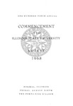 Illinois State University, One Hundred-Ninth Annual Commencement, August 9, 1968