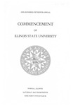 Illinois State University, One-Hundred-Fifteenth Annual Commencement, May 18, 1974