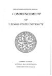 Illinois State University, One-Hundred-Sixteenth Annual Commencement, May 17, 1975