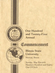 Illinois State University, One Hundred and Twenty-First Annual Commencement, May 11, 1980