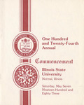 Illinois State University, One Hundred and Twenty-Fourth Annual Commencement, May 7, 1983