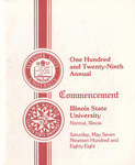 Illinois State University, One Hundred and Twenty-Ninth Annual Commencement, May 7, 1988
