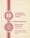 Illinois State University, One Hundred and Thirty-First Annual Commencement, May 12, 1990
