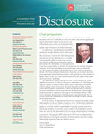 Disclosure, Summer 2008 by Illinois State University, Department of Finance, Insurance, and Law