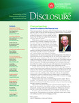 Disclosure, Summer 2009 by Illinois State University, Department of Finance, Insurance, and Law