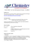 Department of Chemistry News Notes, Issue 2008-12 by Illinois State University, Department of Chemistry