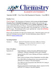 Department of Chemistry News Notes, Issue 2009-11 by Illinois State University, Department of Chemistry