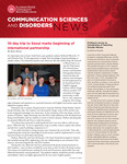 Communication Sciences and Disorders News, Fall 2014 by Department of Communication Sciences and Disorders, Illinois State University
