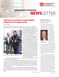 Department of English Newsletter, Winter 2014-2015 by Illinois State University, Department of English