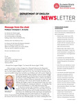 Department of English Newsletter, Winter 2020-2021 by Illinois State University, Department of English