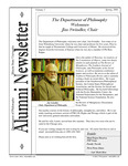 Philosophy Alumni Newsletter, vol. 5, Spring 2001 by Illinois State University, Department of Philosophy
