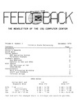 Feedback, December 1979 by Office of Technology Solutions