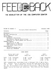Feedback, January 1981 by Office of Technology Solutions