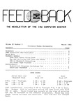 Feedback, March 1981 by Office of Technology Solutions