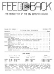 Feedback, October 1981 by Office of Technology Solutions