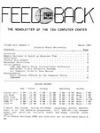 Feedback, March 1983 by Office of Technology Solutions