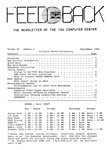 Feedback, September 1984 by Office of Technology Solutions