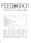 Feedback, December 1985 by Office of Technology Solutions