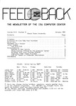 Feedback, January 1987 by Office of Technology Solutions