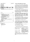 Feedback, September 1987 by Office of Technology Solutions