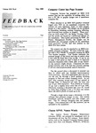 Feedback, May 1989 by Office of Technology Solutions