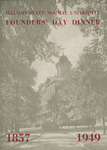 Illinois State Normal University Founders' Day Dinner program, February 10, 1949 by Illinois State University