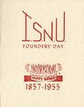 Illinois State Normal University Founders' Day Dinner program, February 17, 1955 by Illinois State University