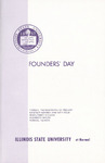 Illinois State University at Normal Founders' Day program, February 18, 1964 by Illinois State University