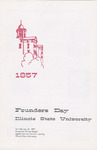 Illinois State University Founders Day program, circa February 1965 by Illinois State University