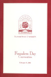 Illinois State University Founders Day Convocation program, February 15, 2001 by Illinois State University