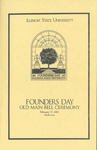 Illinois State University Founders Day Old Main Bell Ceremony program, February 17, 2005 by Illinois State University