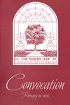 Illinois State University Founders Day Convocation program, February 16, 2006 by Illinois State University