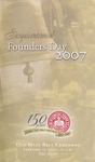 Illinois State University Founders Day Old Main Bell Ceremony program, February 15, 2007 by Illinois State University