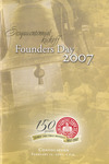 Illinois State University Founders Day Convocation program, February 15, 2007