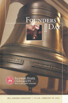 Illinois State University Founders Day Bell Ringing Ceremony program, February 16, 2012 by Illinois State University