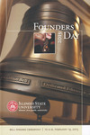 Illinois State University Founders Day Bell Ringing Ceremony program, February 19, 2015 by Illinois State University