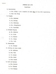 1953 Founder's Day Planning Document Committees List