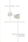 1958 Founder's Day Dinner Program by Illinois State University