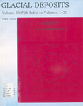 Glacial Deposits, vol. 30, 2001-2002 by Department of Geography-Geology