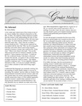 Gender Matters, Volume 14, Issue 2, November/December 2008 by Women's, Gender, and Sexuality Studies Program