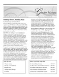 Gender Matters, Volume 15, Issue 1, September/October 2009 by Women's, Gender, and Sexuality Studies Program
