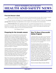 Health and Safety News, April 1998 by Illinois State University, Office of Environmental Health and Safety