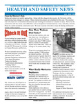 Health and Safety News, January-March 1999 by Illinois State University, Office of Environmental Health and Safety
