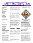 Health and Safety News, July-September 2001 by Illinois State University, Office of Environmental Health and Safety