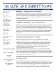 Health and Safety News, July-September 2002 by Illinois State University, Office of Environmental Health and Safety