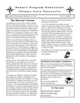 Honors Program Newsletter, Fall 2002 by Illinois State University, Honors Program